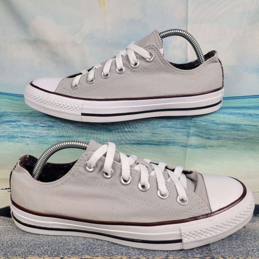 Converse Gray Low-Top Sneakers